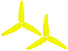 プラスチックテールブレード82mm(3ブレード・黄)-B200SRX/230S(RKH)