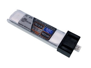 G7 1S 160mAh シリコン-グラフェン 50Cmax (4.2V) / ウルトラマイクロ コネクター付き
