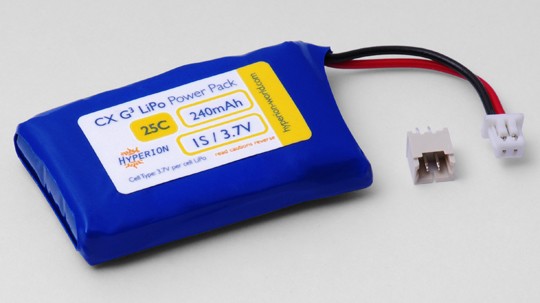 Hyperion GENERATION 3, 240mAh 25C/45C単セル - 6.0A連続