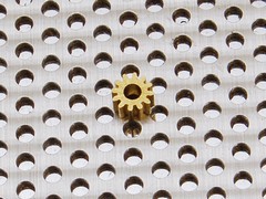 ピニオンギア 12T(1.5mm hole,0.25M)