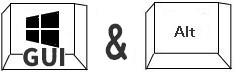 <GUI�L�[>�@&�@<Alt�L�[>