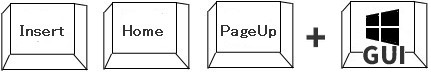 <Insert>�A<Home>�A<PageUp> + GUI